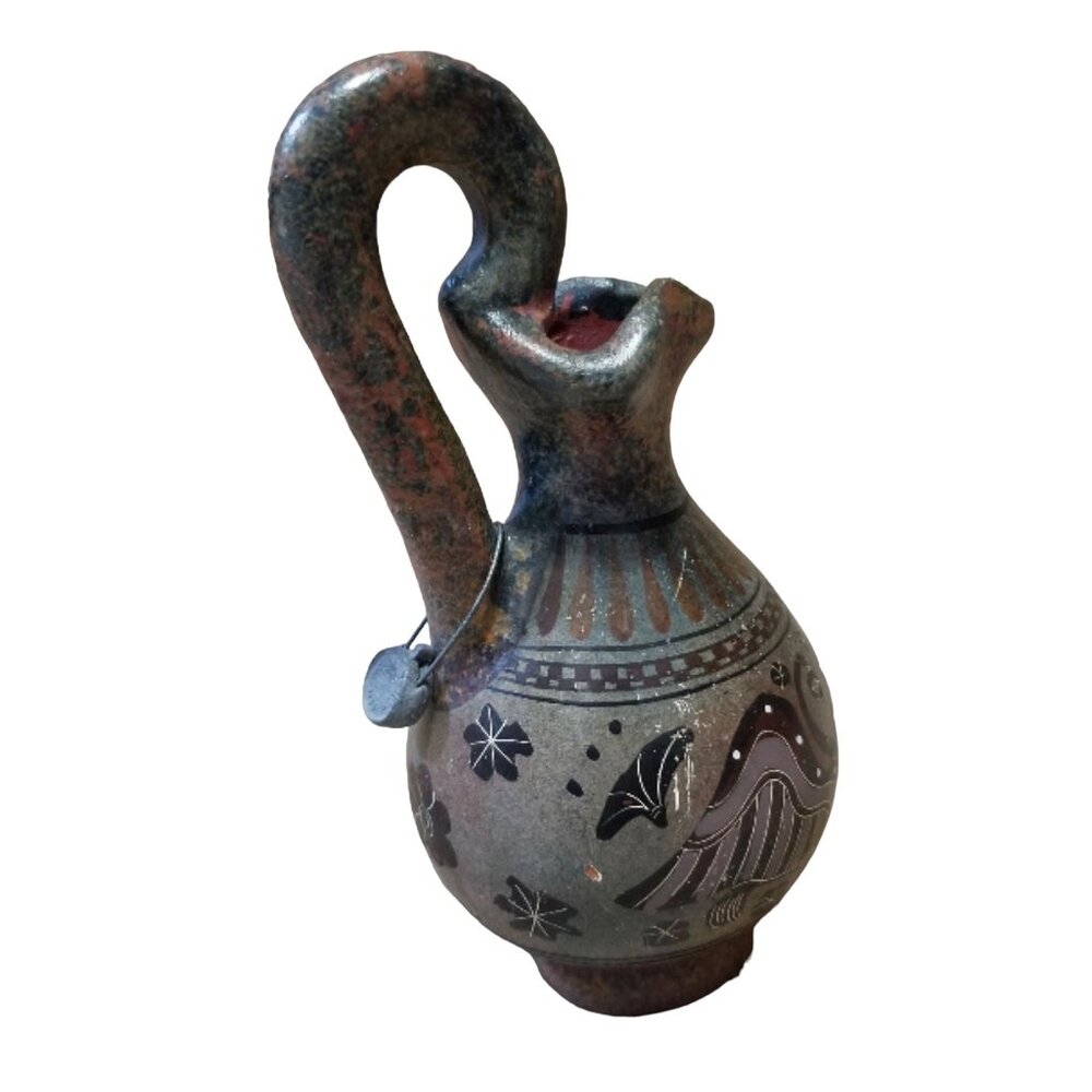 Antique Koryntian (Corinthian) Pottery Urn Vessel Replica from 6640 BC - Picture 6 of 7